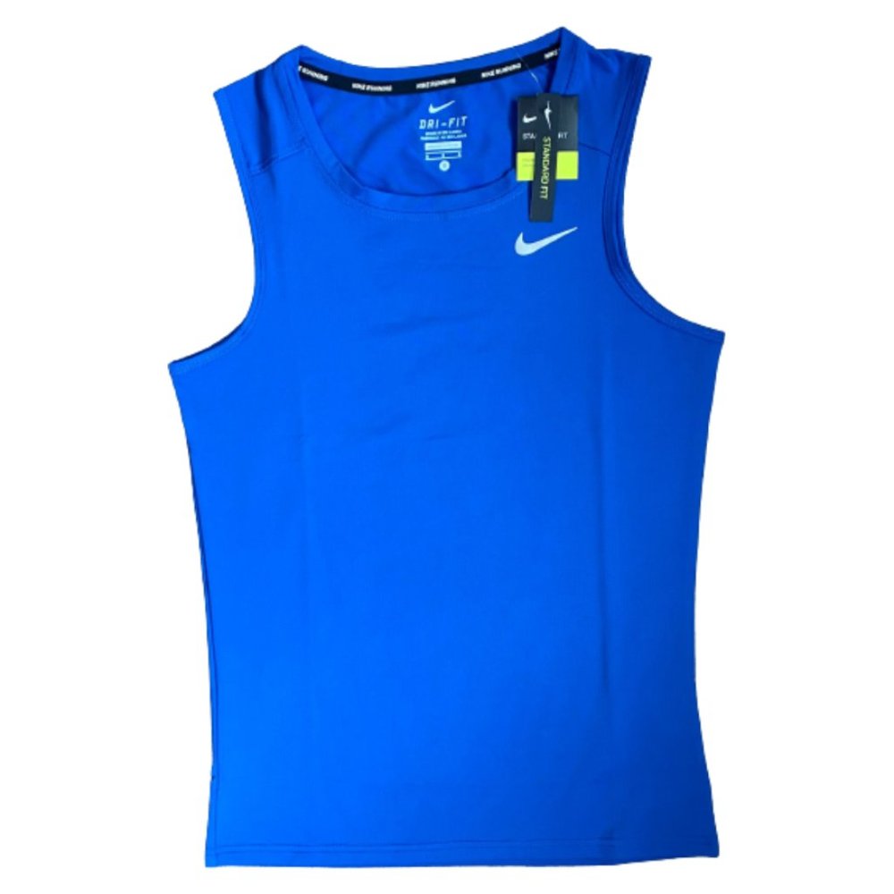 Nike Dri-Fit Men's Training Running Tank Top Blue SIZE Small